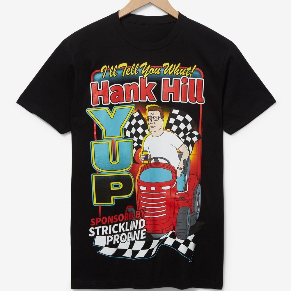King of the Hill Men's Hank Hill Racing T-Shirt